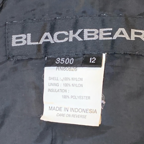Vintage Blackbear 3500 Black Bear Ski Bib Snowsuit Unisex Mens Womans sz 12 - Picture 3 of 4